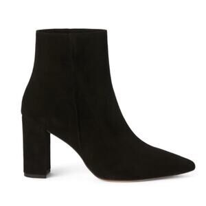 NWOT L’Agence Galena Black Suede Bootie - Sz EU41/US11